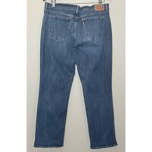 Levi's 505 Jeans Women's 32 Straight Leg Fit Americana Heritage Grunge Workwear‎ - Picture 3 of 6